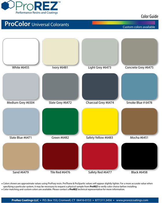 Concrete Flooring Color Charts and Patterns | Custom Concrete Solutions